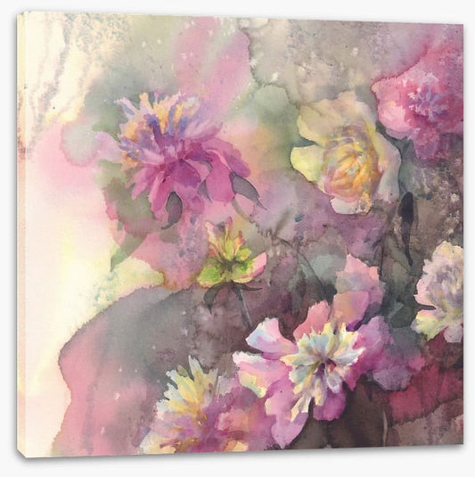Peonies in the rain