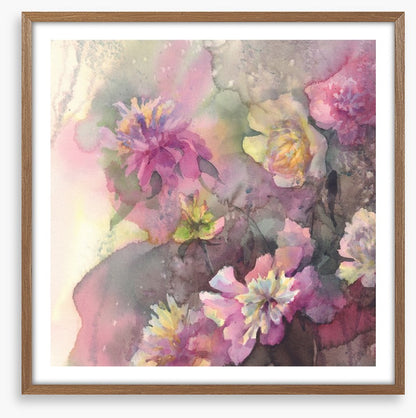 Peonies in the rain