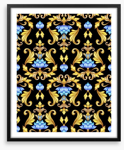 Gold leaf lotus