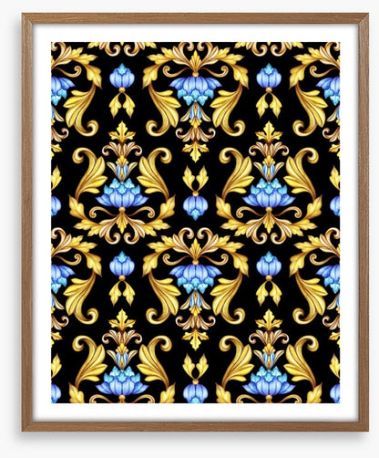Gold leaf lotus
