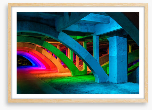 Underpass rainbow