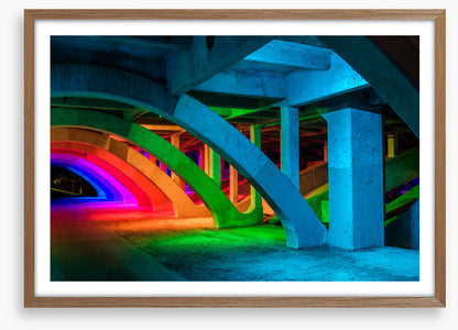 Underpass rainbow