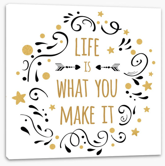 What you make it