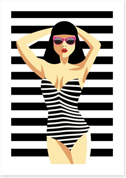 Swimsuit stripes