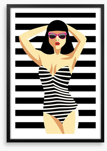 Swimsuit stripes