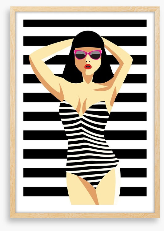 Swimsuit stripes