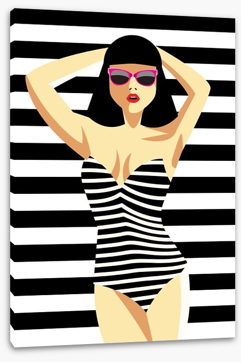 Swimsuit stripes