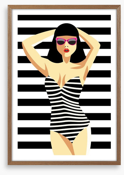Swimsuit stripes