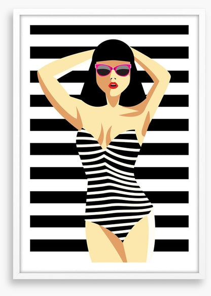 Swimsuit stripes