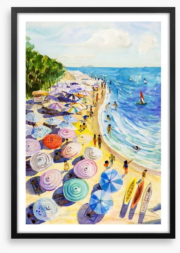 Umbrella beach
