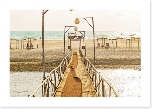 Bridge to the beach