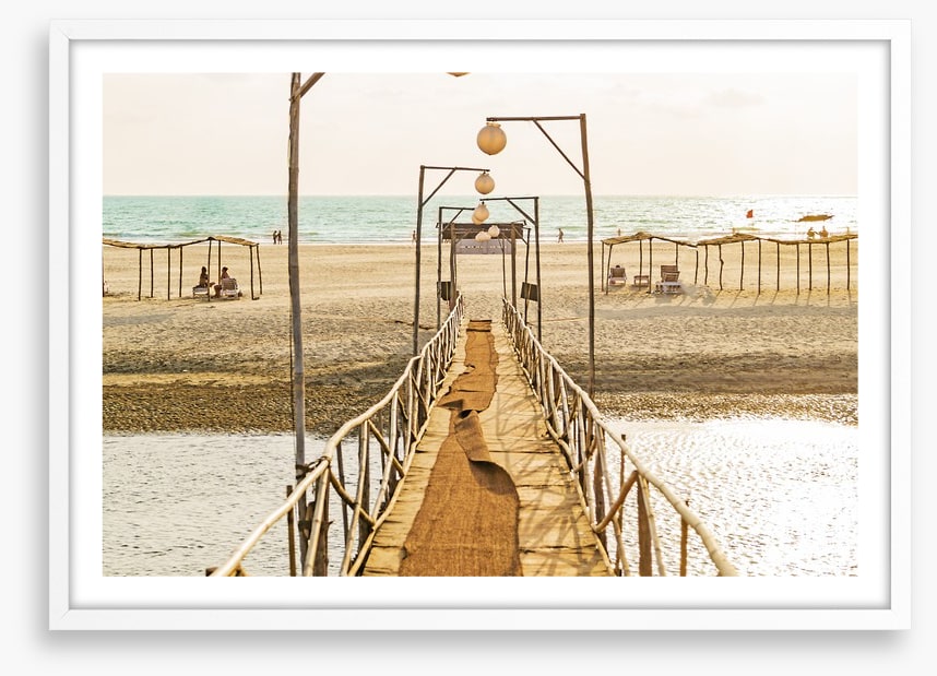 Bridge to the beach