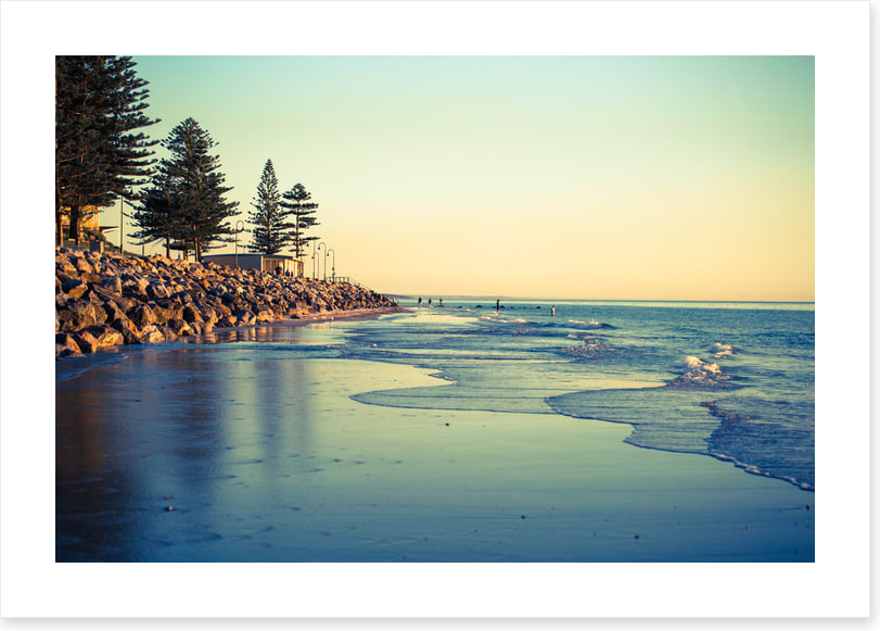 Glenelg beach sundown