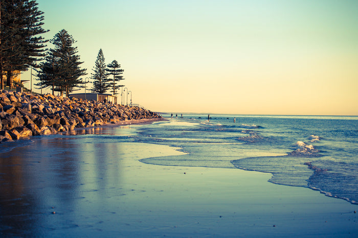 Glenelg beach sundown