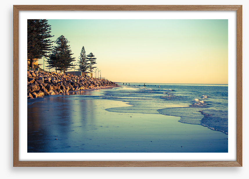 Glenelg beach sundown