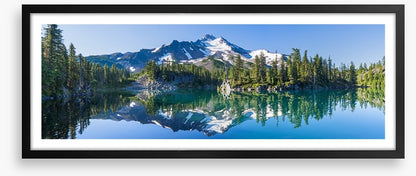 Mountain mirror panorama
