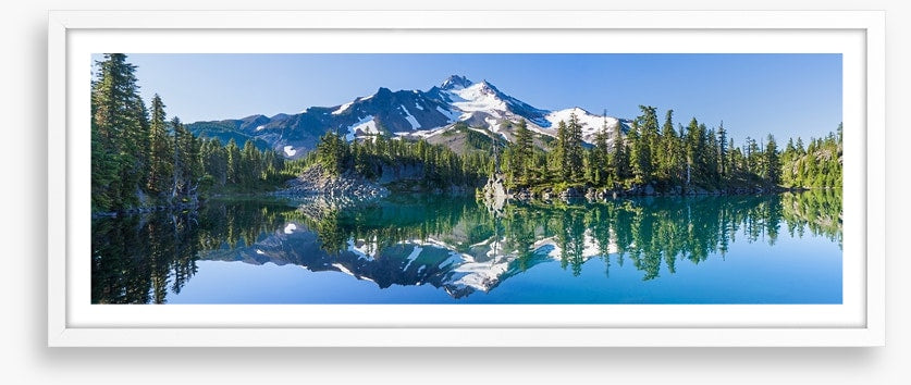 Mountain mirror panorama