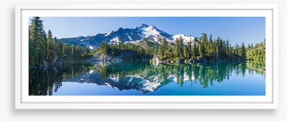 Mountain mirror panorama