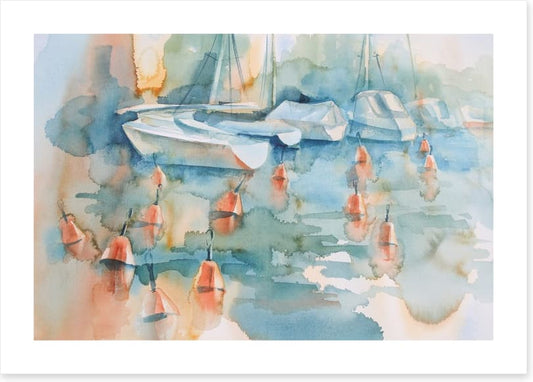 Boats and buoys