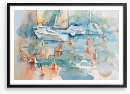 Boats and buoys