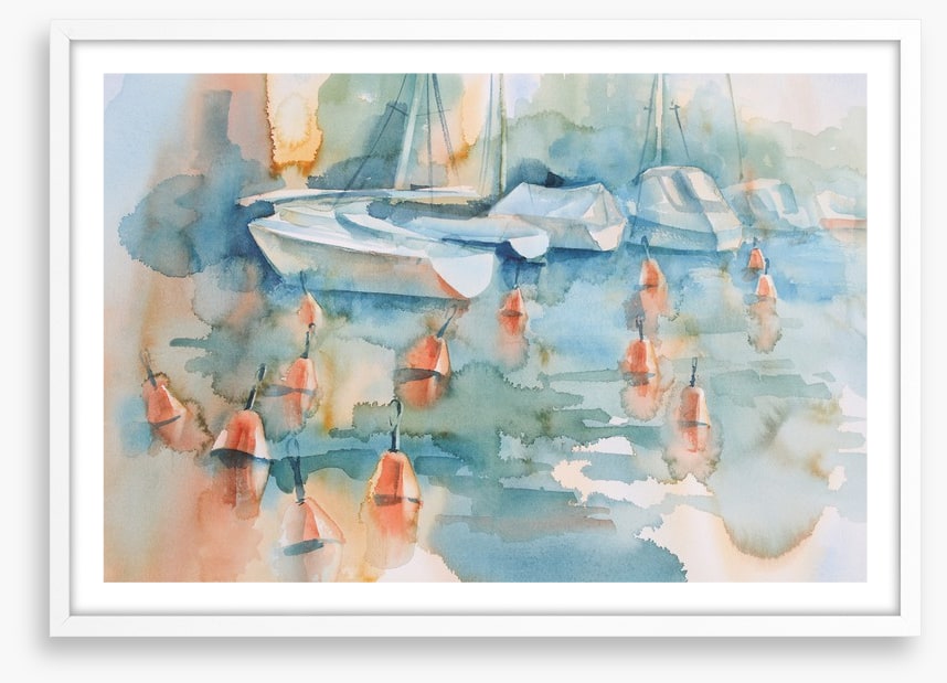 Boats and buoys