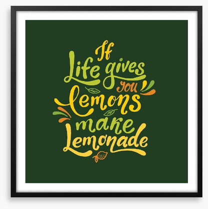 Make lemonade