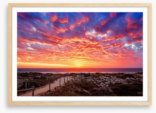 Sunset over the Indian Ocean