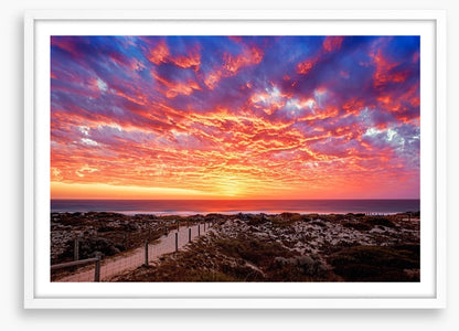Sunset over the Indian Ocean