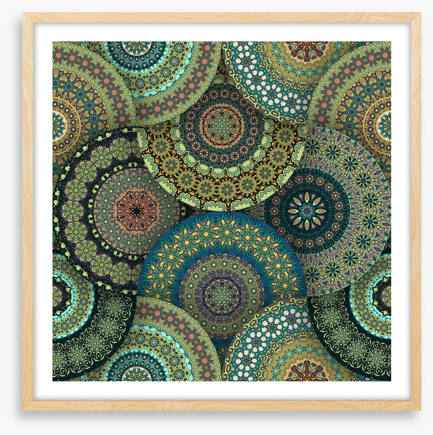 Green mandala mystery