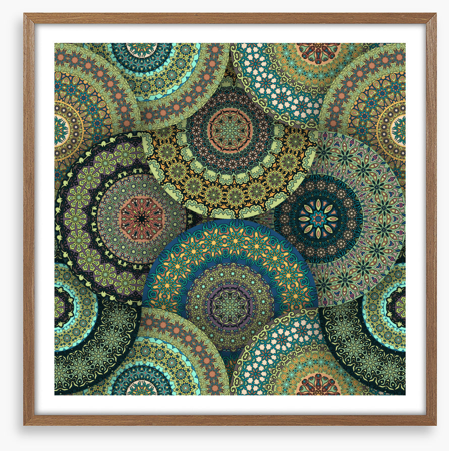 Green mandala mystery
