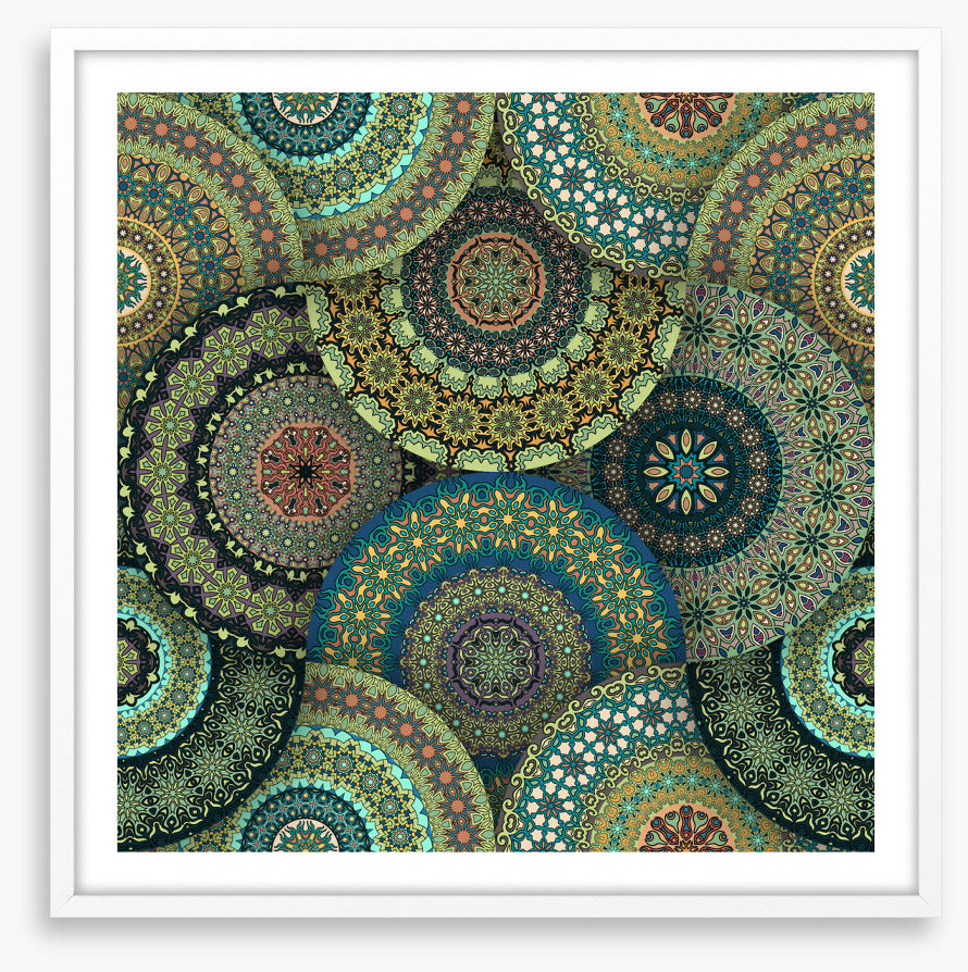 Green mandala mystery