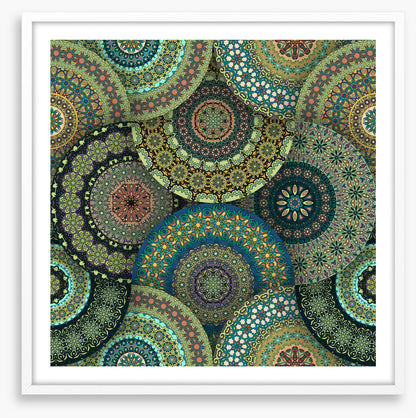 Green mandala mystery