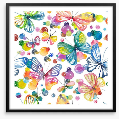 Bubbly butterflies