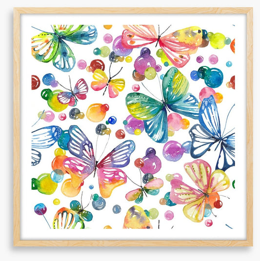 Bubbly butterflies
