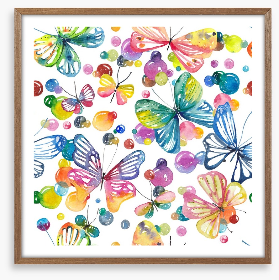 Bubbly butterflies