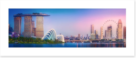 Singapore blush panorama