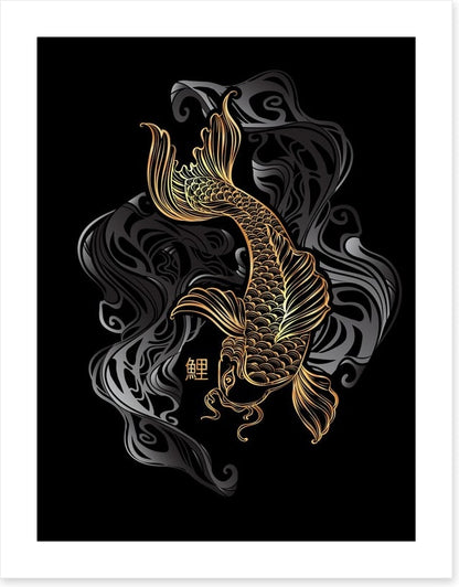 Golden koi tide