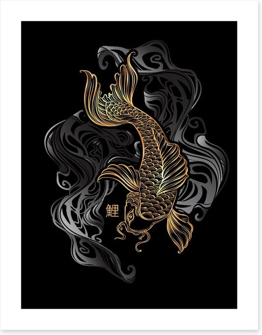 Golden koi tide