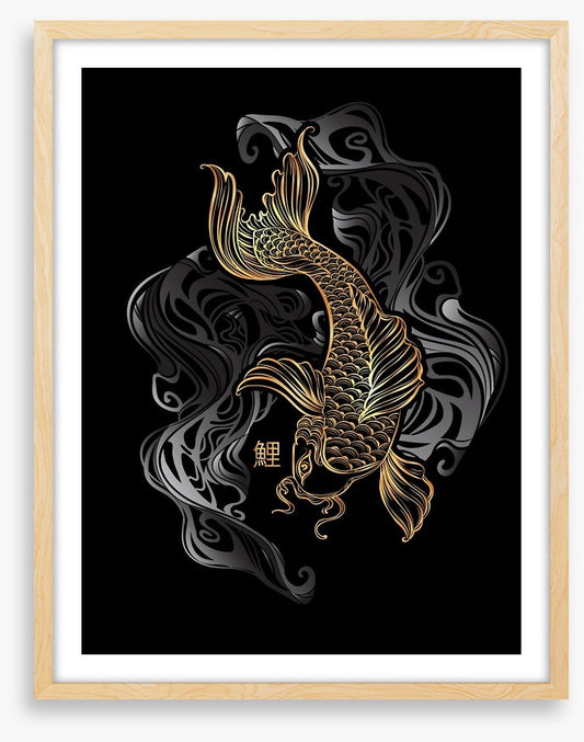 Golden koi tide