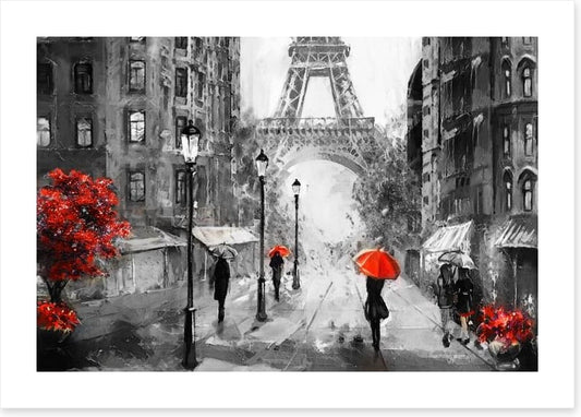 Paris in the rain
