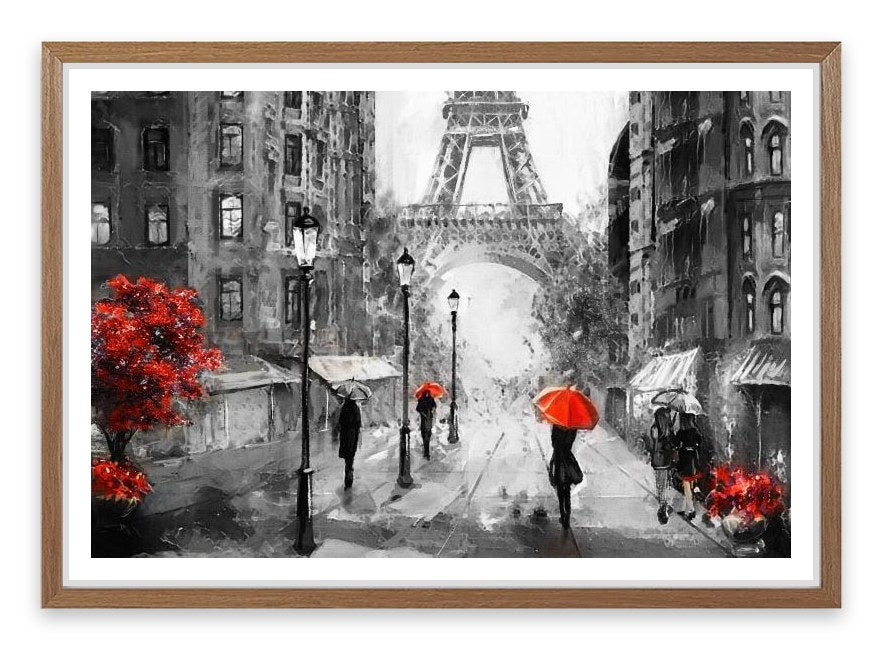 Paris in the rain