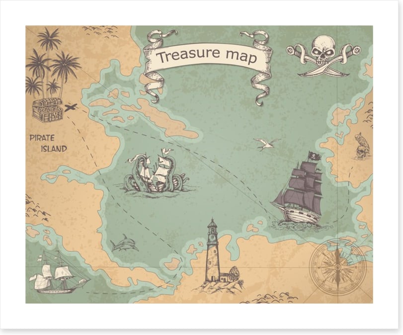 The treasure map