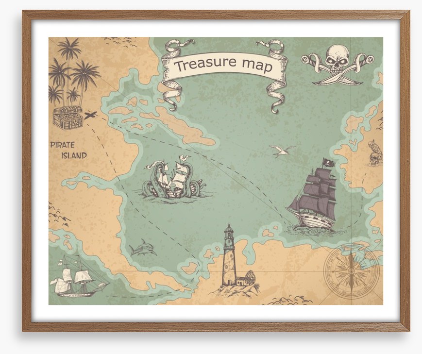 The treasure map