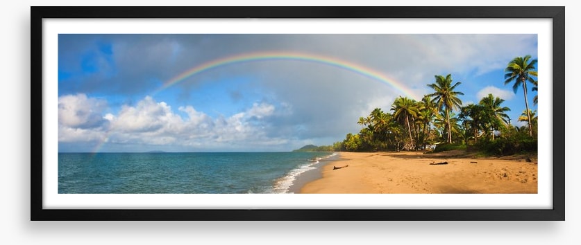 Rainbow beach panorama