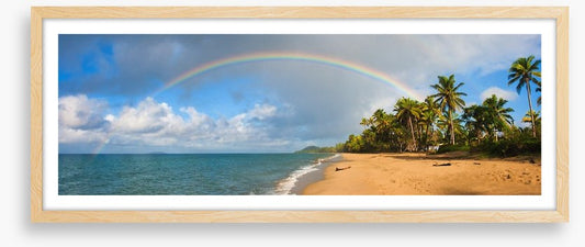 Rainbow beach panorama