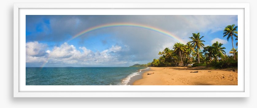 Rainbow beach panorama