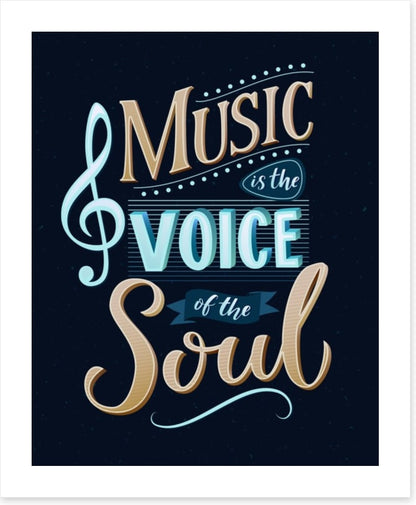 Music is the voice