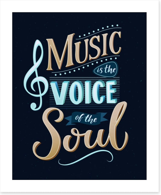 Music is the voice