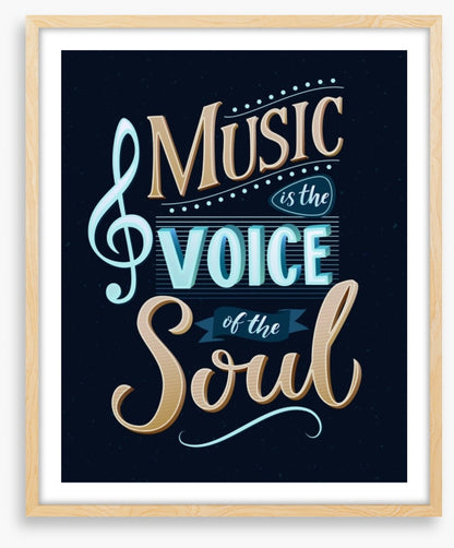 Music is the voice