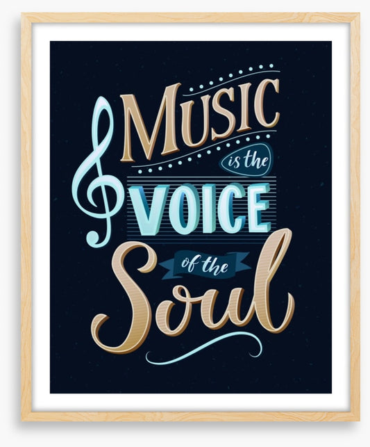 Music is the voice